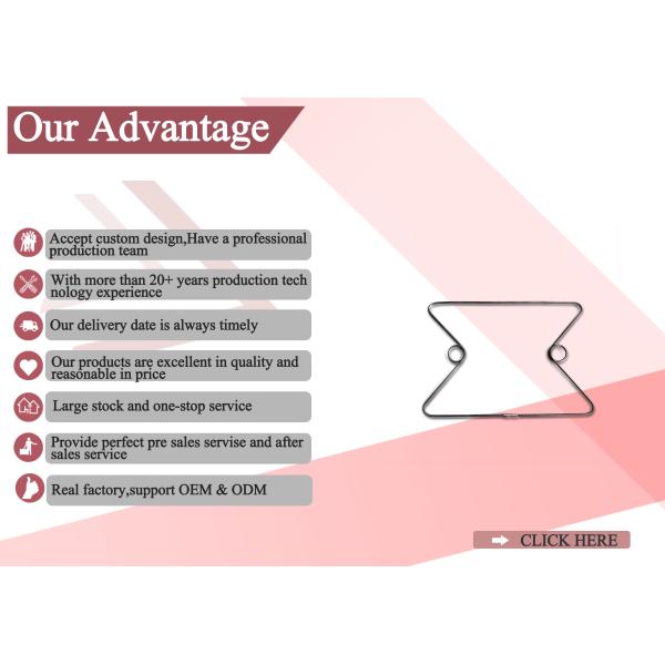 Factory Wholesale China Mattress Frame Edge Support Spring 4.8mm Butterfly Spring for Furniture