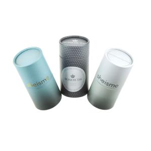 China Recyclable Eco Friendly SBS Board Cylinder Tube Box factory