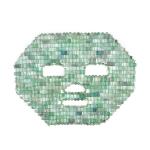 28cm Natural Cool Skin Facial Green Fluorite Jade Mask For Female