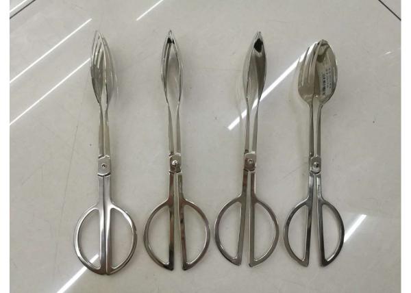 10'' Scissor Salad Tong 18-8 Stainless Steel, L=250MM, Commercial Buffet