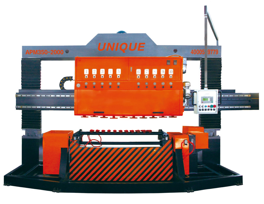 China Arc Stone Slab Polishing Machine 1300mm For Stone Processing factory