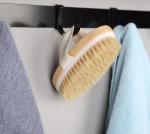 Spa Body Brush Soft Natural Bristle Shower Brushes Wooden Bath Shower Bristle