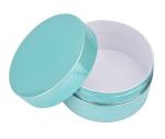 ISO9001 Sunk Bottom 330ml Blue Cosmetic Cream Jar