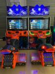 Indoor Game Center Resort Motorbike Arcade Machine Snocross Racing Games 400w