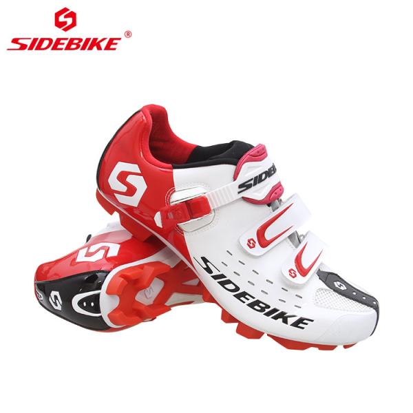 Breathable Mens White Cycling Shoes Geometry Design Body High Pressure