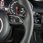Customized Led Audi Carbon Fiber Steering Wheel Genuine Leather S7 Rs6