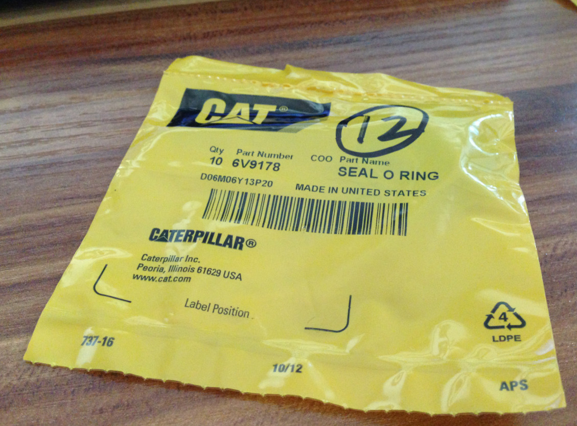 China OEM CAT-parts Generator Parts 6V9178 , Seal O-RING factory