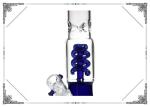 14 Inch Helix Perc Glass Water Pipe Ice Catcher Beaker Glass Bong