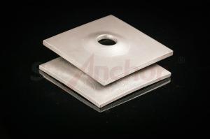China 150x150mm R25 Thickness 8mm Bar Anchoring Square Plate factory