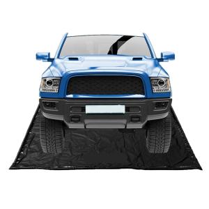 China PVC Portable Car Washing Mat Easy To Clean Black Grey factory