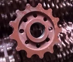 China Heat Treatment Boiler Sprocket Wheel Double Pitch Chain Sprocket Antirust factory