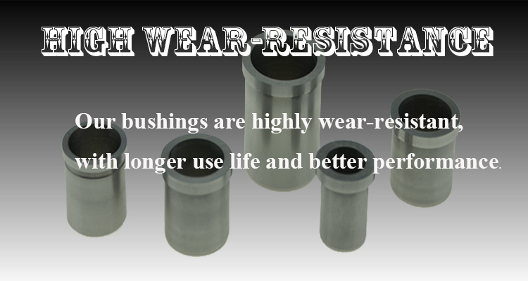 Cemented Silicon Tungsten Carbide Sleeves YG6 Round Shaft Bushing