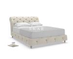Modern Bedroom Furniture Simple Design Wooden King Size Sleigh Bed