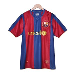 China Barcelona 2007 Home Retro Football Jersey Red And Blue Legend factory