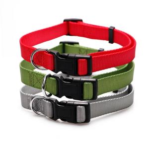 China Wide Adjustable Pink Reflective Dog Collar Lightweight Personalised Dog Harness factory