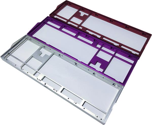 China Industrial CNC Machined Housings Products CNC Milling Machine Components Silver factory