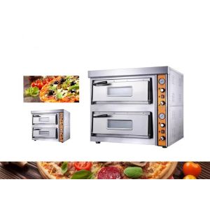 China Double Deck 120kg 8.4kw Conventional Pizza Oven on sale