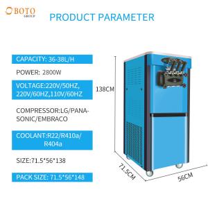 China High Quality Commercial Stainless Steel Ice Cream Machine For American Market factory