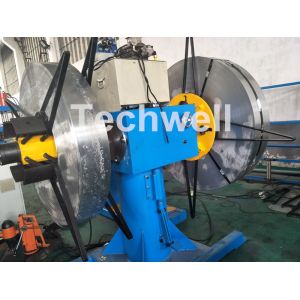 Rotary Double Head Uncoiler / Decoiler Machine With Manual Or Hydraulic Type