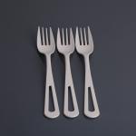 19.5CM Biodegradable Pla Tableware Plastic Spoons Folks