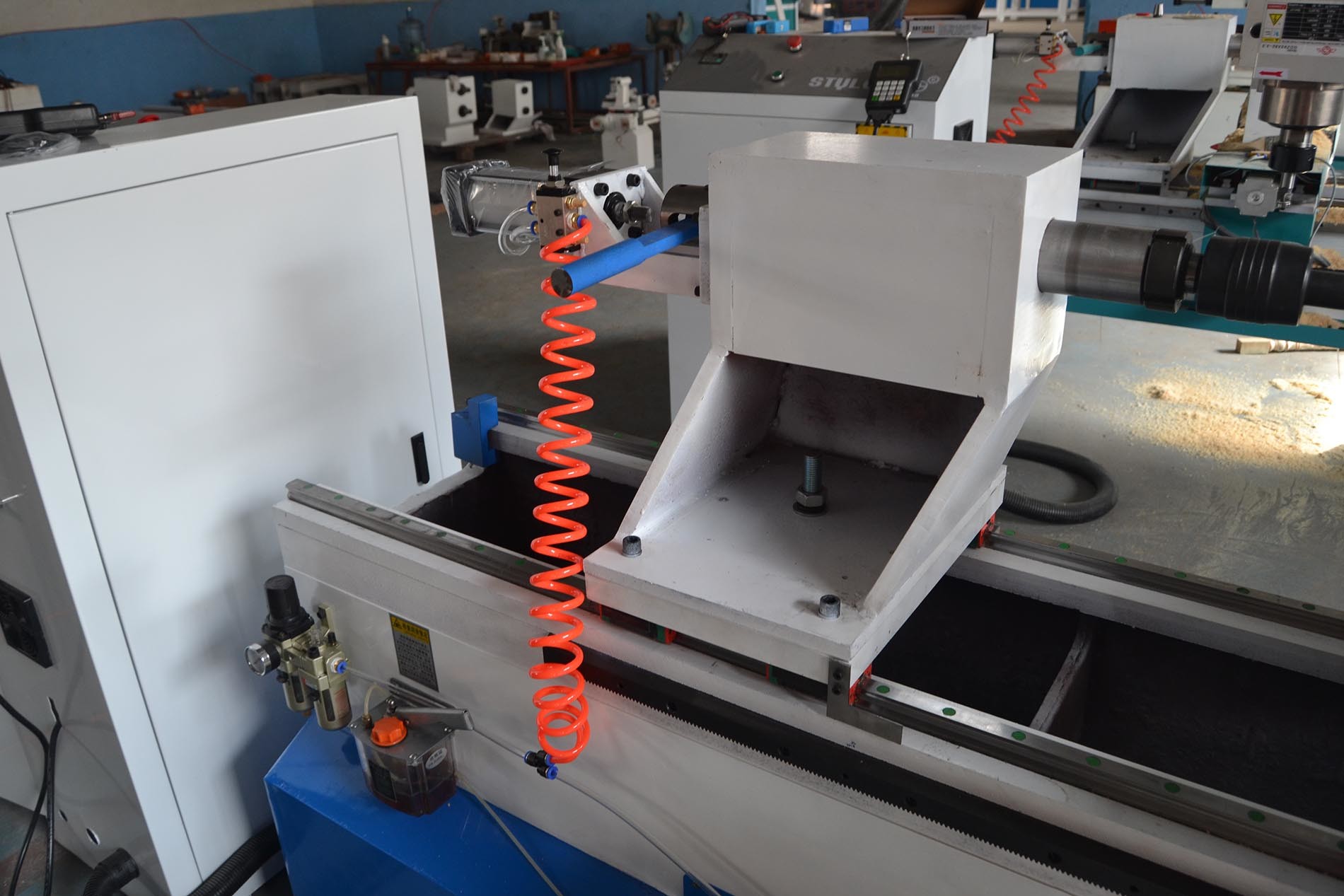 Multi function wood turning cnc lathe machine