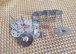 China Galvanized Steel Perforated Insulation Support Nails To Attached Wood Fiber Poured Gypsum Deck factory