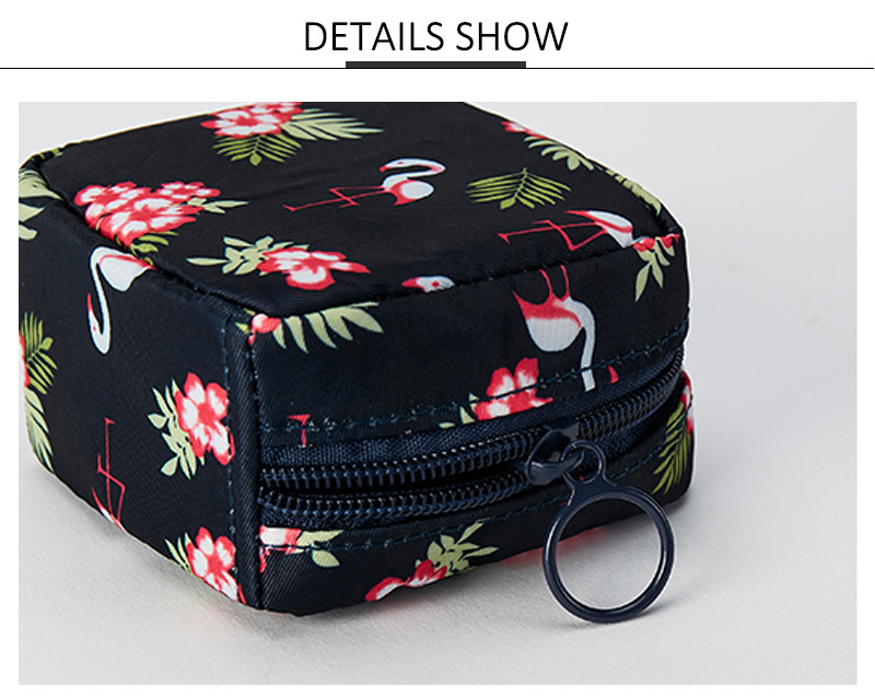 Zippered Multifunction Polyester Waterproof Make Up Bag