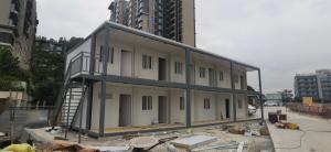 China Anti Seismic Temporary Shipping Container Homes , Tiny Temporary Modular Homes factory