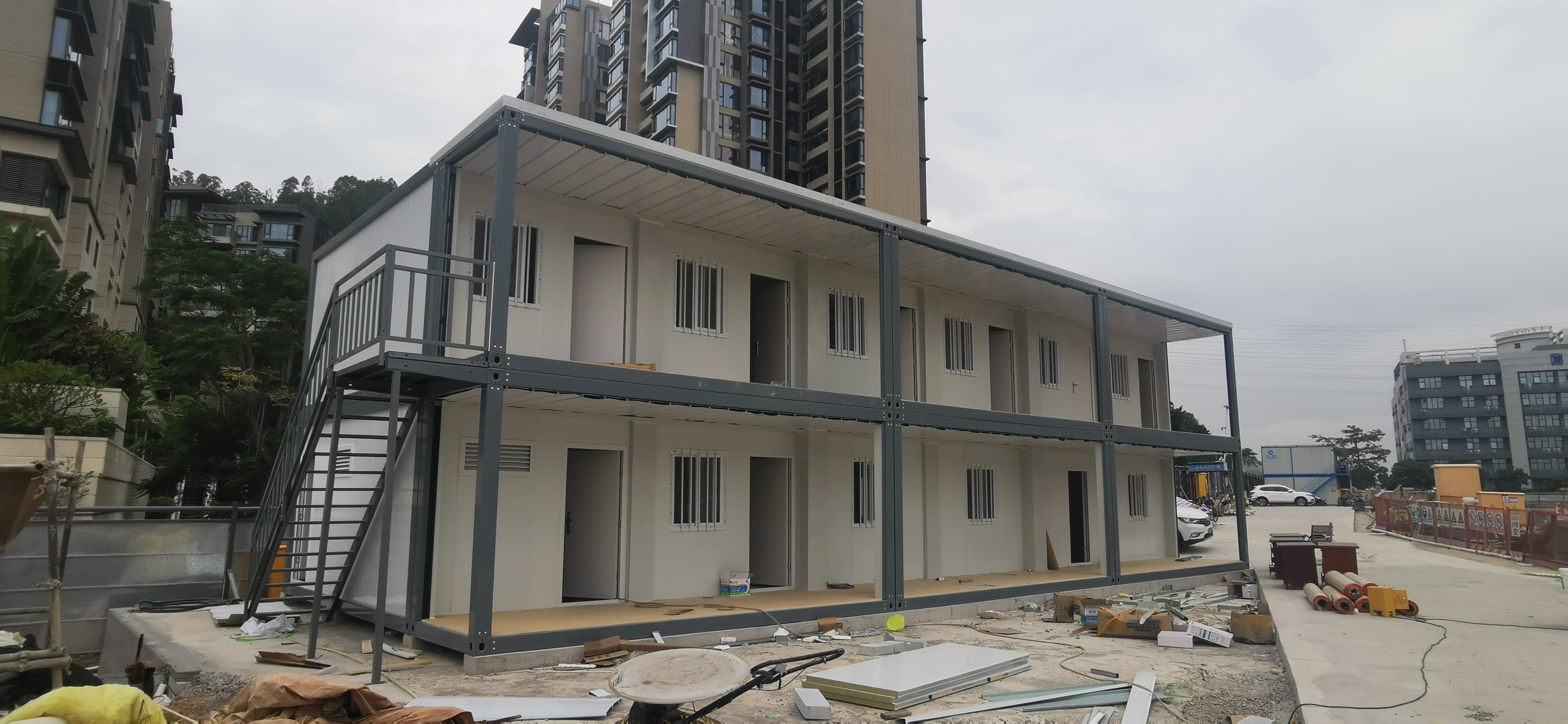 Durable Prefabricated Modular Home Knock Down System Space Capsule With Luxury Interior Decorations