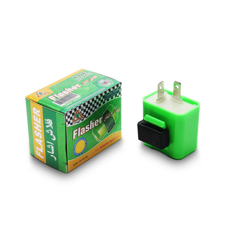 No Sound 2 Pin Universal Turn Signal 12V Numerical control Motorcycle Flasher