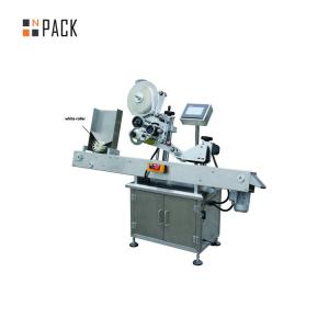 China Small Diameters Candle Rotary Sticker Labeling Machine 5kg/Cm² Air Compressor factory