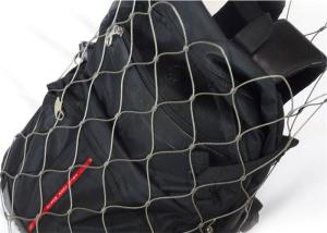 China 304l Diamond Hole Stainless Steel Wire Mesh Bags Protect Safety 7x7 factory