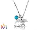 Thanksgiving Gift Hollow Style Womens Engraved Necklace Charms