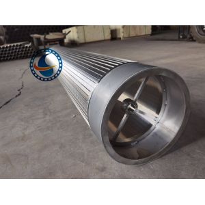 China Stainless Steel 316L Vee Shaped Wire Wedge Wire Screen Pipe on sale