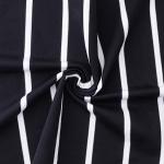 100 Cotton T Shirt Fabric Striped Soft Material 175gsm For Home Textiles