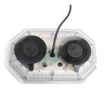 4 Modes Magnetic Flashing LED Warning Light Bar Rotating Rechargeable Safety