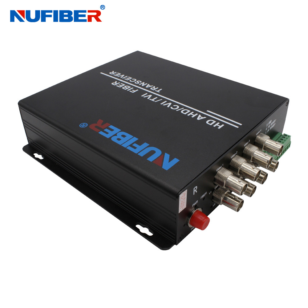 Full 1080P HD Fiber Video Transmitter Receiver Simplex SM 20km FC 2MP
