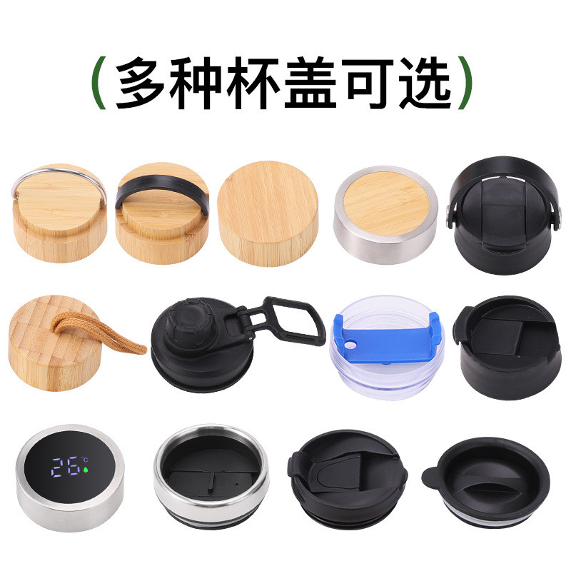 17 Oz-Bambuood Premium Vacuum Insulated Stainless Steel Bamboo Tumbler Leak Proof Bamboo Tumbler Thermos For Loose Leaf Tea Coffee Fruit-Infused