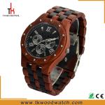 Hot selling japan movement Fashion design whosale wood watch