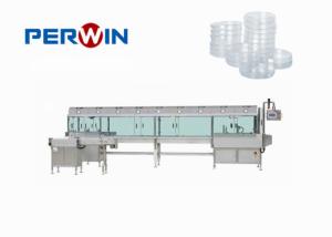 China Media Culture Petri Dish Filling Machine Agar Plate Pourer For Poland Customer factory