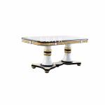 High Quality Artificial Carving Luxury Square Dining Table