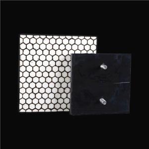 China 92% 95% Ceramic Wear Liners Ceramic Rubber Composite Liner With Steel factory