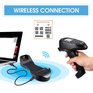 China NS7108 ABS 2.4GHz 1D Laser Barcode Scanner factory