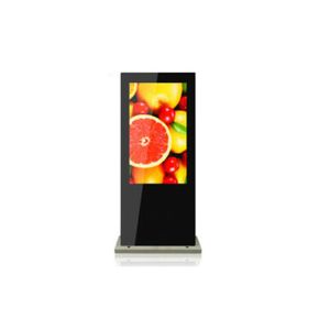 LCD Touch Screen Kiosk Big screen lcd advertising display with HD,VGA,BNC