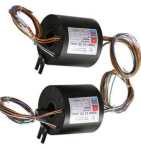 China 380VAC Electrical Through Hole Slip Ring 12.7mm Size Long Life With Low Wear Debris factory