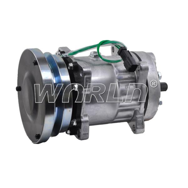 RC.600.151 Compressor AC System Part 1065122 - 16E1906 - OEM-CAT-106-5122 For 7H15 24V 1A 8 ORELHAS MAQUINA CASE / CATERPILLAR D6R / 938G SAIDA P/