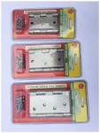 3.5" One Pair Blister Packing Hinge , Door Hardware Parts 400g Paper Card Box