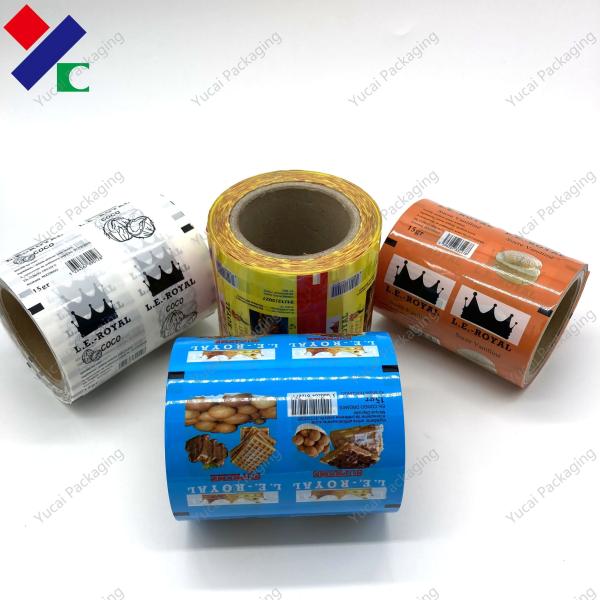 Laminated Food Packaging Roll Film 10 Color Gravure Printing