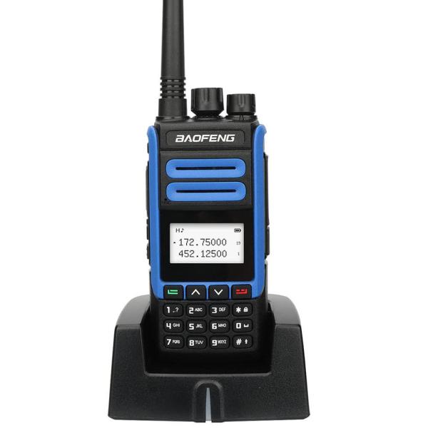 BF-H7 Dual Band Portable Walkie Talkie VHF UHF 136-174MHZ 400-520MHZ IPX4 Waterproof with 1000-1500mAh Battery