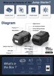 12v Emergency Car Jump Starter with Car Emergency Battery and Car Mobile Power
